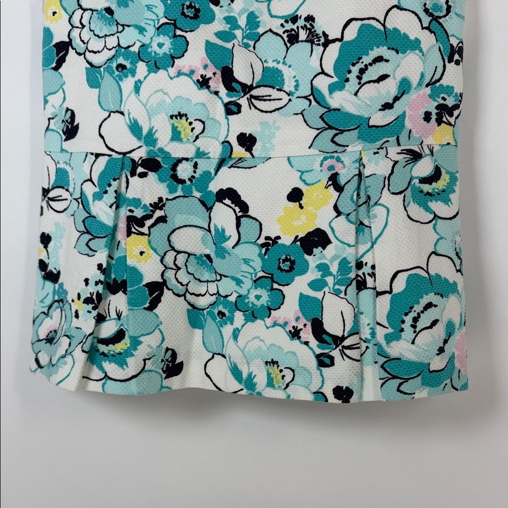 Janie and Jack Floral Halter Top in Teal and Yellow - size 8 - Picture 4 of 6
